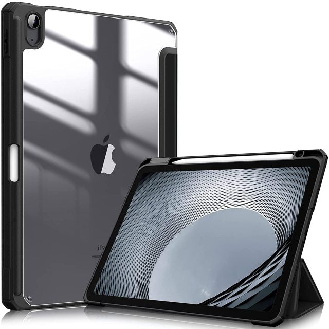 Beautiful Protective Case for iPad-Tabletory-Black-iPad 10.2 inch 7th Gen 8th Gen & 9th Gen-